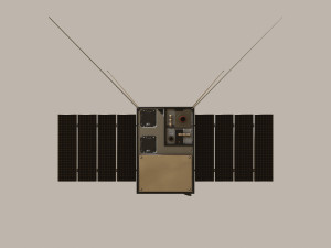 Cube Satellite 3D Model