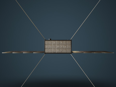 Cube Satellite Modelo 3D