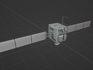Surveillance Satellite Modelo 3D