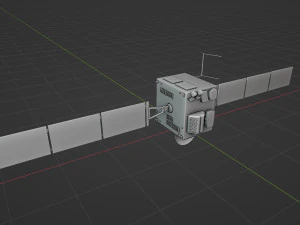 Surveillance Satellite 3D Model