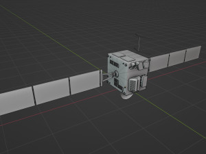 Surveillance Satellite Modelo 3D
