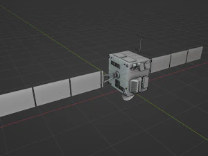 Surveillance Satellite 3D Model