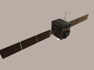 Surveillance Satellite 3D Model
