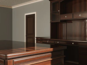 Classic Office Furniture 3D Model