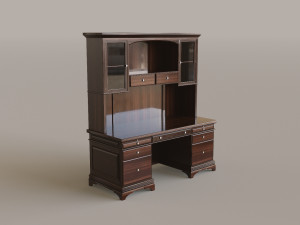 Classic Office Furniture 3D 模型