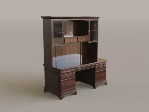 Classic Office Furniture 3D Model