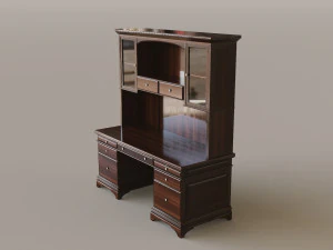 Classic Office Furniture 3D Model