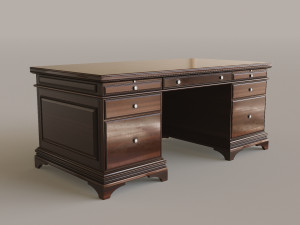 Classic Office Furniture 3D 模型