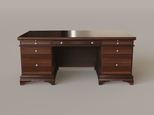Classic Office Furniture 3D 模型