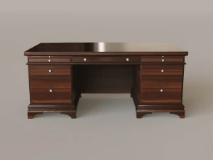 Classic Office Furniture 3D Model