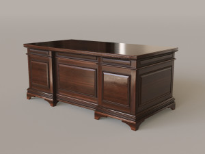 Classic Office Furniture 3D 模型