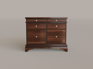 Classic Office Furniture 3D 模型