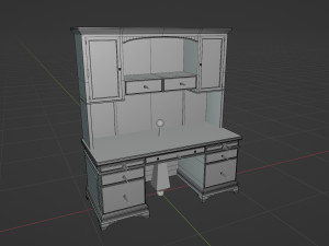 Classic Office Furniture 3D 模型