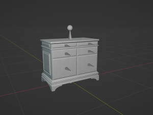 Classic Office Furniture 3D 模型