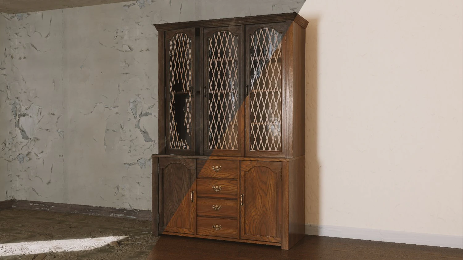 Old Hutch 3D Model .c4d .max .obj .3ds .fbx .stl .blend 