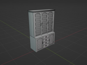 Old Hutch Model 3D