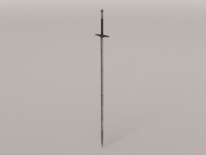 Damascus Claymore 3D Model