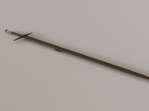Damascus Claymore 3D Model
