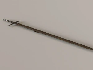 Damascus Claymore 3D Model