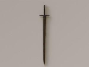 Damascus Claymore 3D Model
