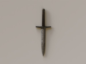 Damascus Claymore 3D Model
