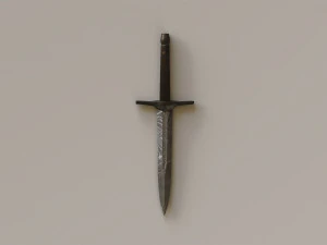Damascus Claymore 3D Model