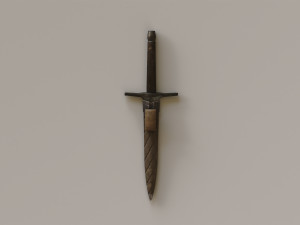 Damascus Claymore 3D Model