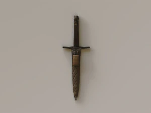 Damascus Claymore 3D Model