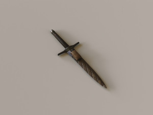 Damascus Claymore 3D Model