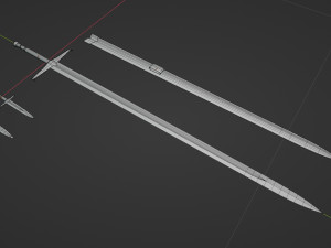 Damascus Claymore 3D Model