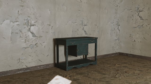 Old Rustic Stand 3D Model .c4d .max .obj .3ds .fbx .stl .blend 