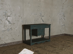 Old Rustic Stand 3D Модель