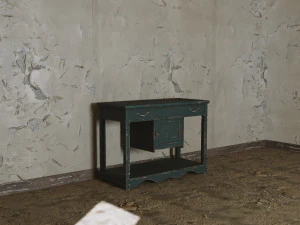 Antiguo soporte r&uacute;stico Modelo 3D