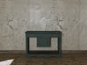 Old Rustic Stand 3D Model