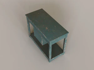 Antiguo soporte r&uacute;stico Modelo 3D