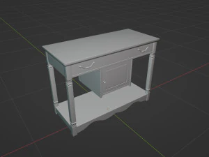 Antiguo soporte r&uacute;stico Modelo 3D