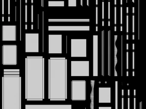 Antiguo soporte r&uacute;stico Modelo 3D