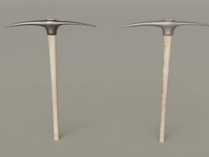 Outdoor Tools And Wheelbarrow 3D Model