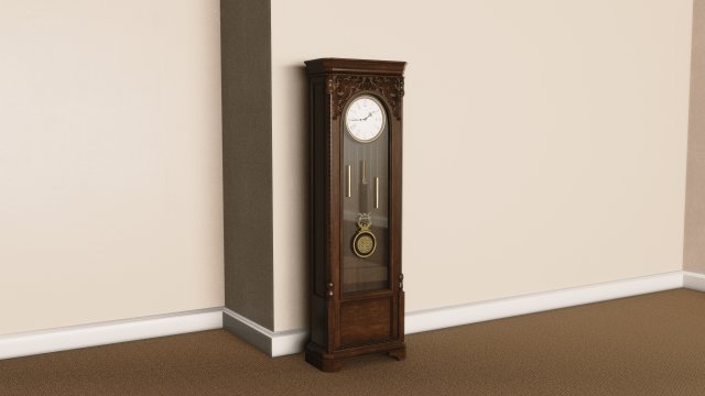 Grandfather Clock Modèle 3D .c4d .max .obj .3ds .fbx .stl .blend 