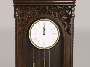 Grandfather Clock Modèle 3D