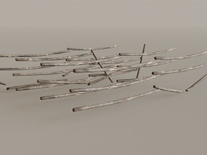 Mountain Fence Pack Model 3D