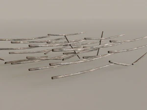 Mountain Fence Pack 3D Model