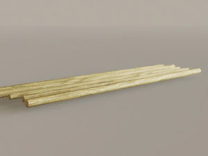 Mountain Fence Pack 3D Model