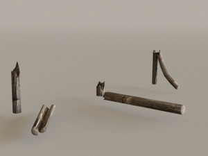Mountain Fence Pack Model 3D