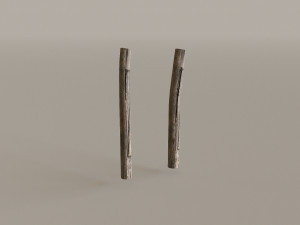 Mountain Fence Pack Model 3D