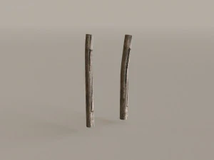 Mountain Fence Pack 3D Model