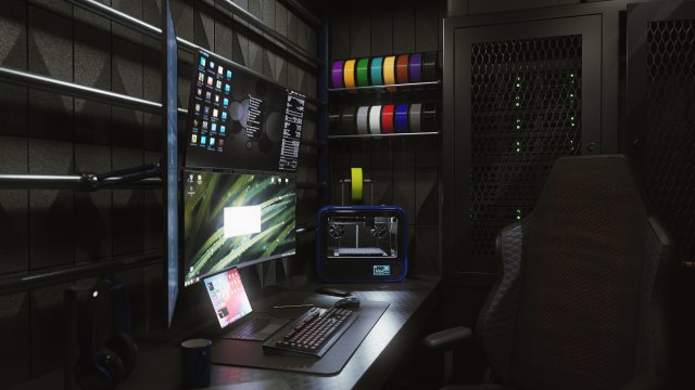 Hacker Hideout Modelo 3D .c4d .max .obj .3ds .fbx .stl .blend 