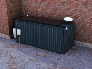 해커 은신처 3D 모델