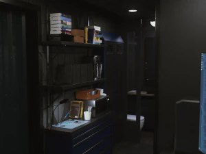 해커 은신처 3D 모델