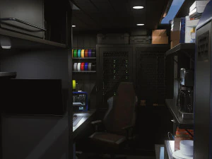 해커 은신처 3D 모델